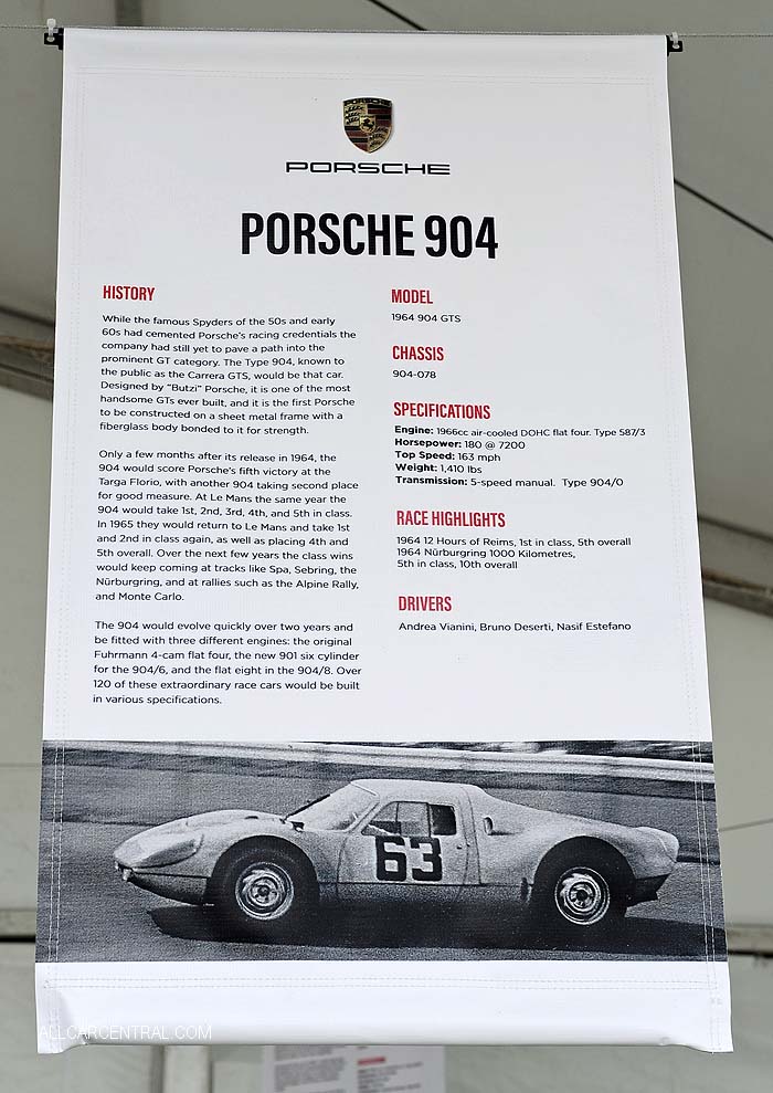 Porsche 904GTS sn-904-078 1964 Rennsport VI 2018