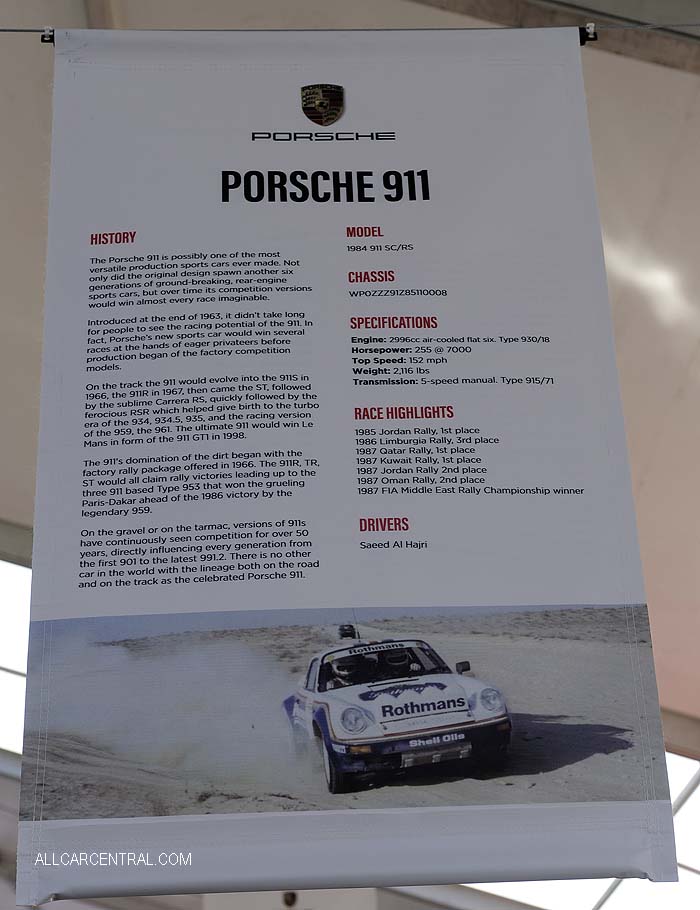 Porsche 911SCRS sn-WP0ZZZ91Z85110008 1984 Rennsport VI 2018