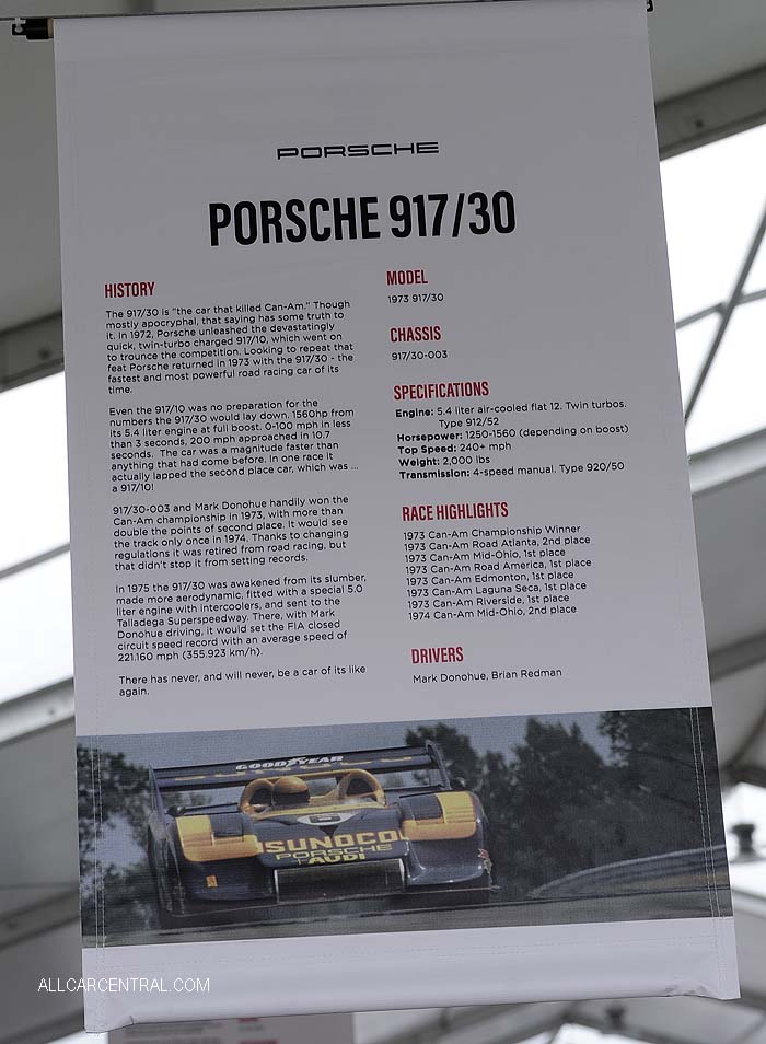 Porsche 917-30 sn-917-30-003 1973 Rennsport VI 2018