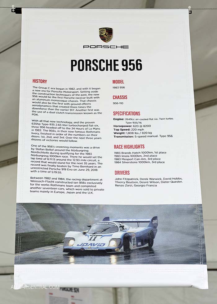 Porsche 956 sn-956-110 1983 Rennsport VI 2018