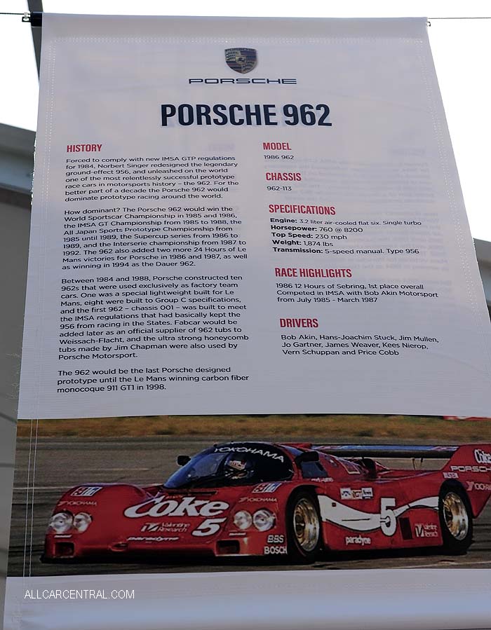 Porsche 962 sn-962-113 1986 Rennsport VI 2018