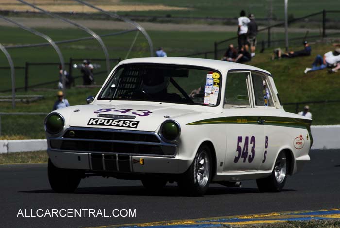 Lotus Cortina sn-BA74E59105 1965 Infineon Raceway
Sonoma, California  2010