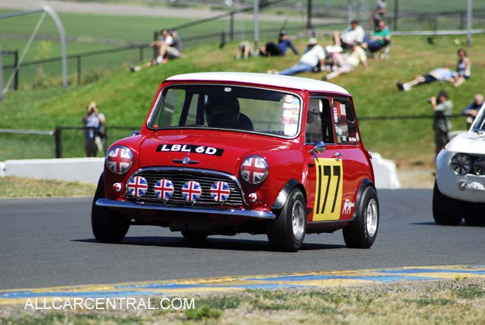 Morris Mini Cooper S sn-9574 1966 
Infineon Raceway Sonoma, California  2010