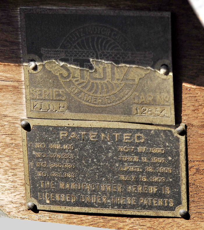 Stutz KLDH Sportster sn-12654 1922 Ironstone Concours