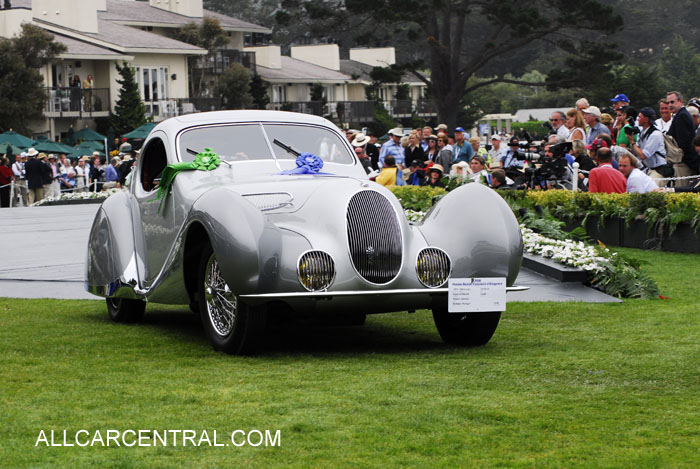 Talbot-Lago T150C SS Figoni et Falaschi Coupe 1938 JB and Dorothy Nethercutt Most Elegant Closed Car Trophy