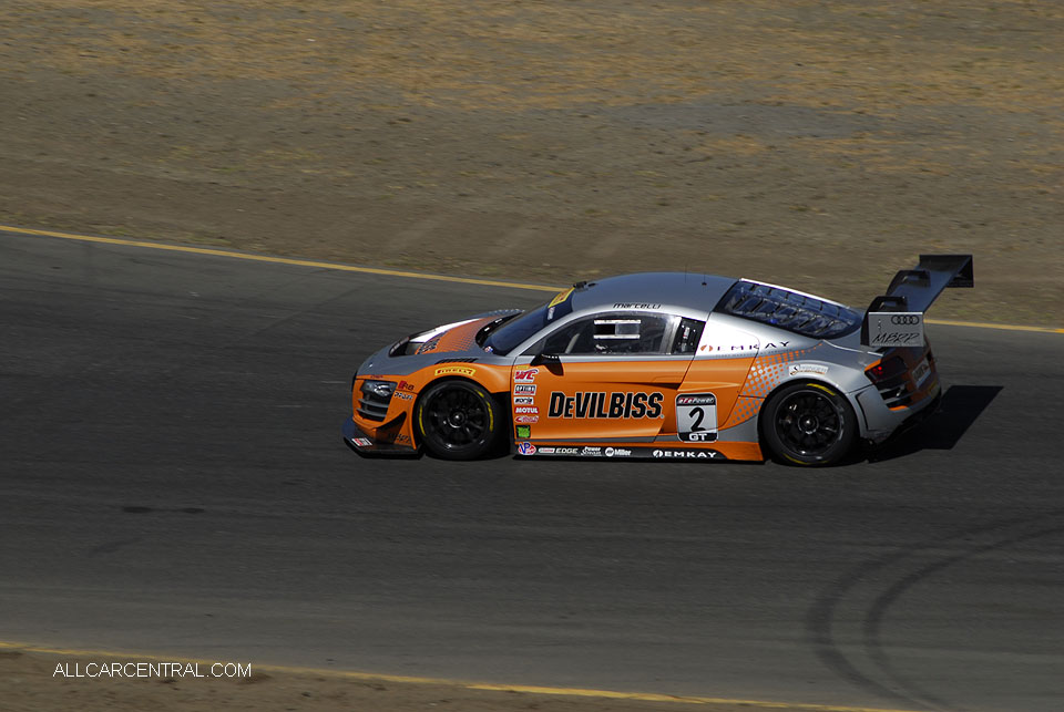 Audi R8 LMS GT3 Kylle Marcelli Pirelli World Challenge Sonoma Raceway 2016