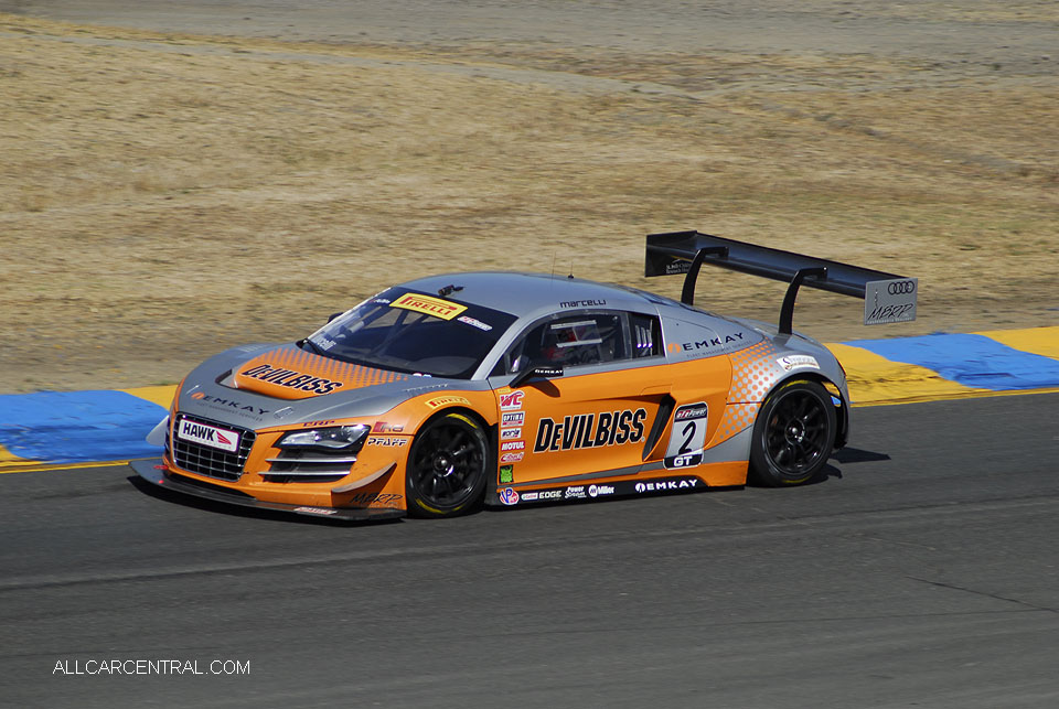 Audi R8 LMS GT3 Kylle Marcelli Pirelli World Challenge Sonoma Raceway 2016