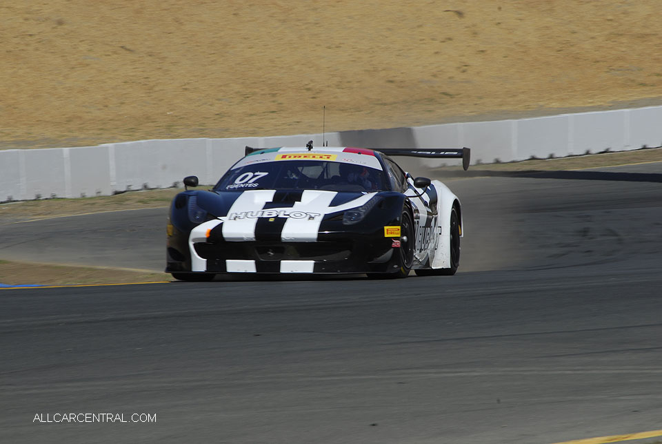Ferrari 458 Italia GT3 Martin Fuentes Pirelli World Challenge Sonoma Raceway 2016
