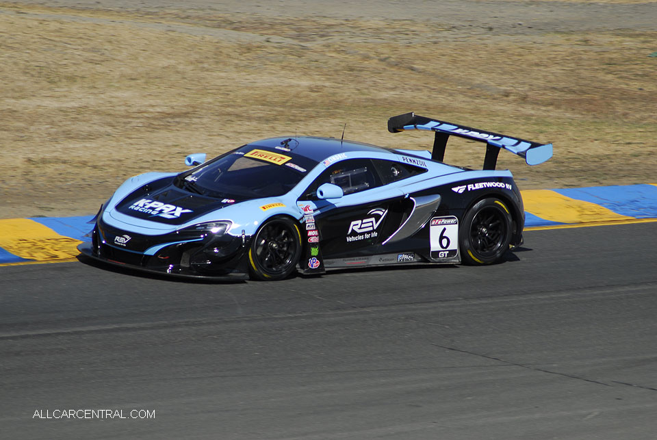 McLaren 650S GT3 Austin Cindric Pirelli World Challenge Sonoma Raceway 2016