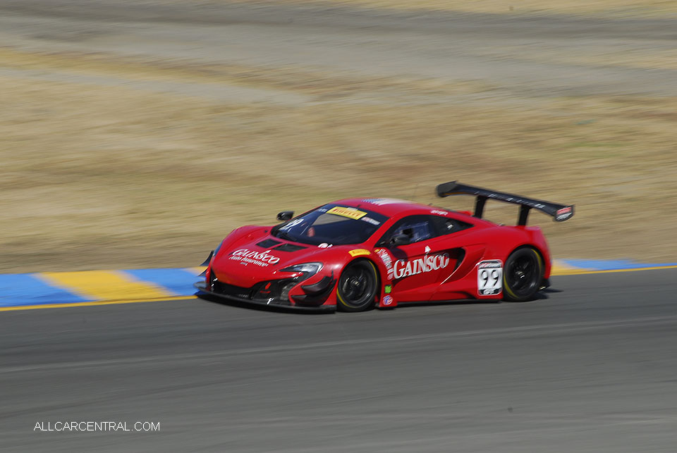 McLaren 650S GT3 John Fogarty Pirelli World Challenge Sonoma Raceway 2016