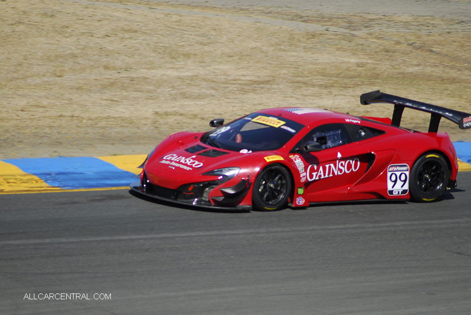 McLaren 650S GT3 John Fogarty Pirelli World Challenge Sonoma Raceway 2016