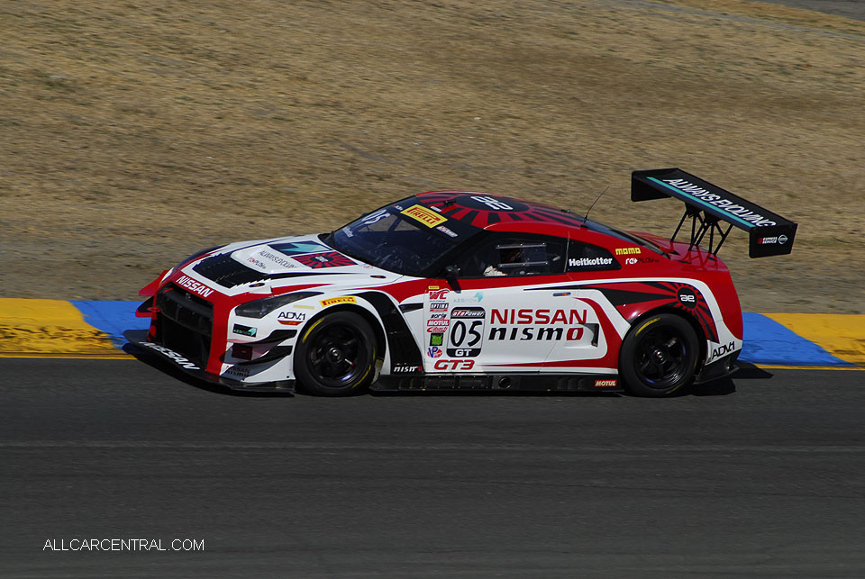 Nissan GT-R GT3 Bryan Heitkotter Pirelli World Challenge Sonoma Raceway 2016