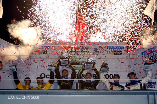 Andretti Green Racing Acura P2 1st Place
Season Finale, American Le Mans Series 2008