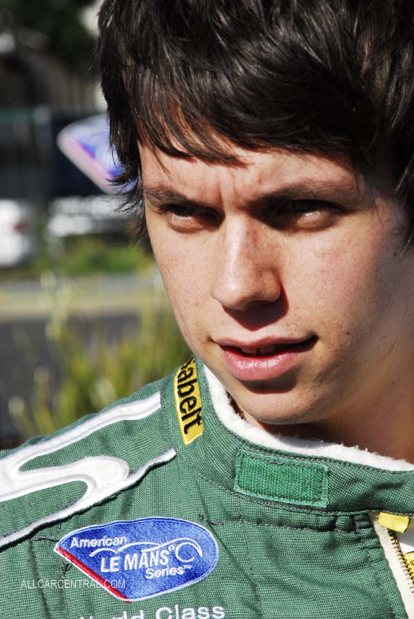 Paul Drayson's co-driver, Jonny Cocker Drayson Barwell Motorsports Pit Stop Demo