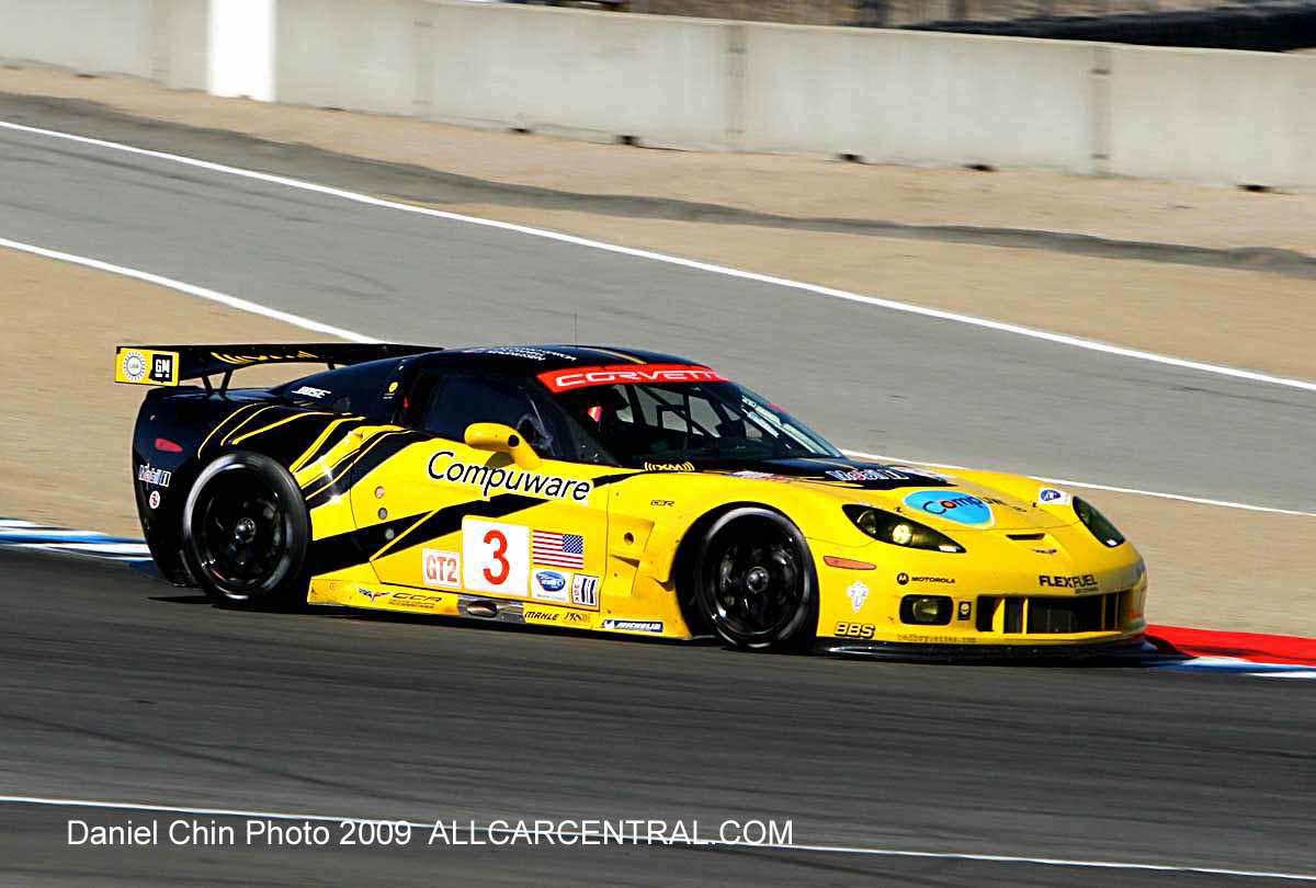 Corvette C6.R GT2 Jan Magnussen Johnny O'Connell Mazda Raceway Laguna Seca