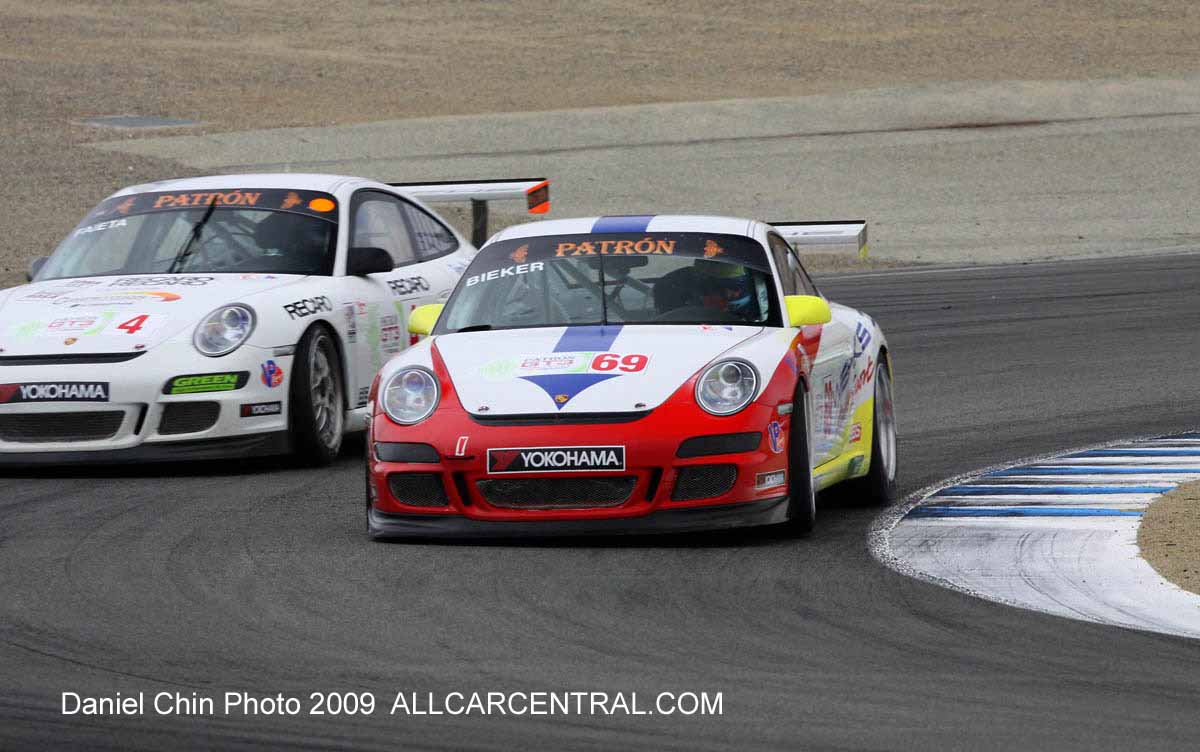Porsche 911 GT3 Cup Robert Rodriquez Galen BiekerMazda Raceway Laguna Seca