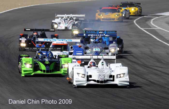 Race Start Mazda Raceway Laguna Seca