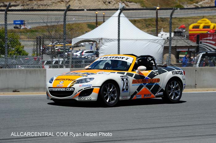 Playboy Mazda MX5 Cup Mazda Raceway Laguna Seca