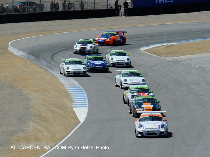 Porsche 911 GT3 Cup Mazda Raceway Laguna Seca