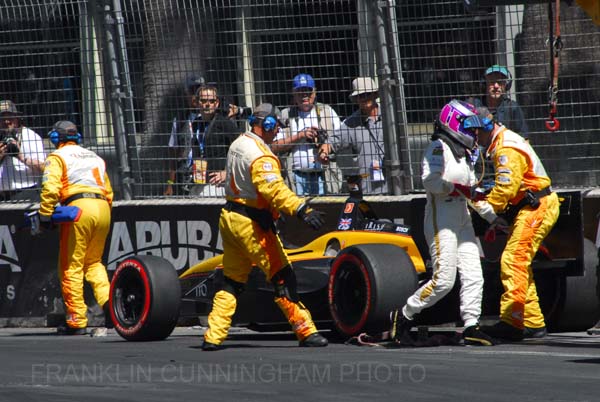 Catherine Legge CHAMPCAR San Jose, CA 2007