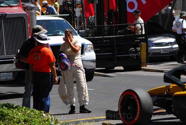 Catherine Legge CHAMPCAR San Jose, CA 2007