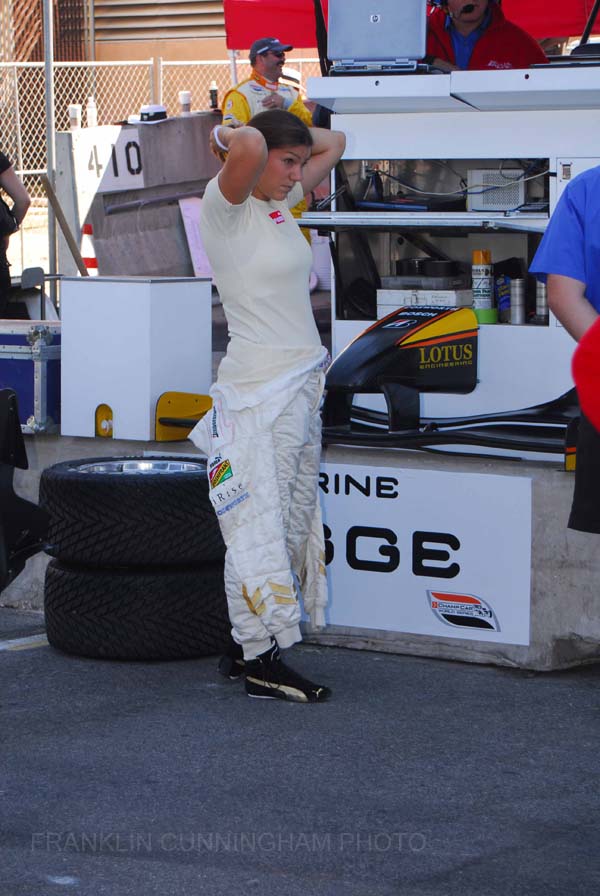 Catherine Legge CHAMPCAR San Jose, CA 2007