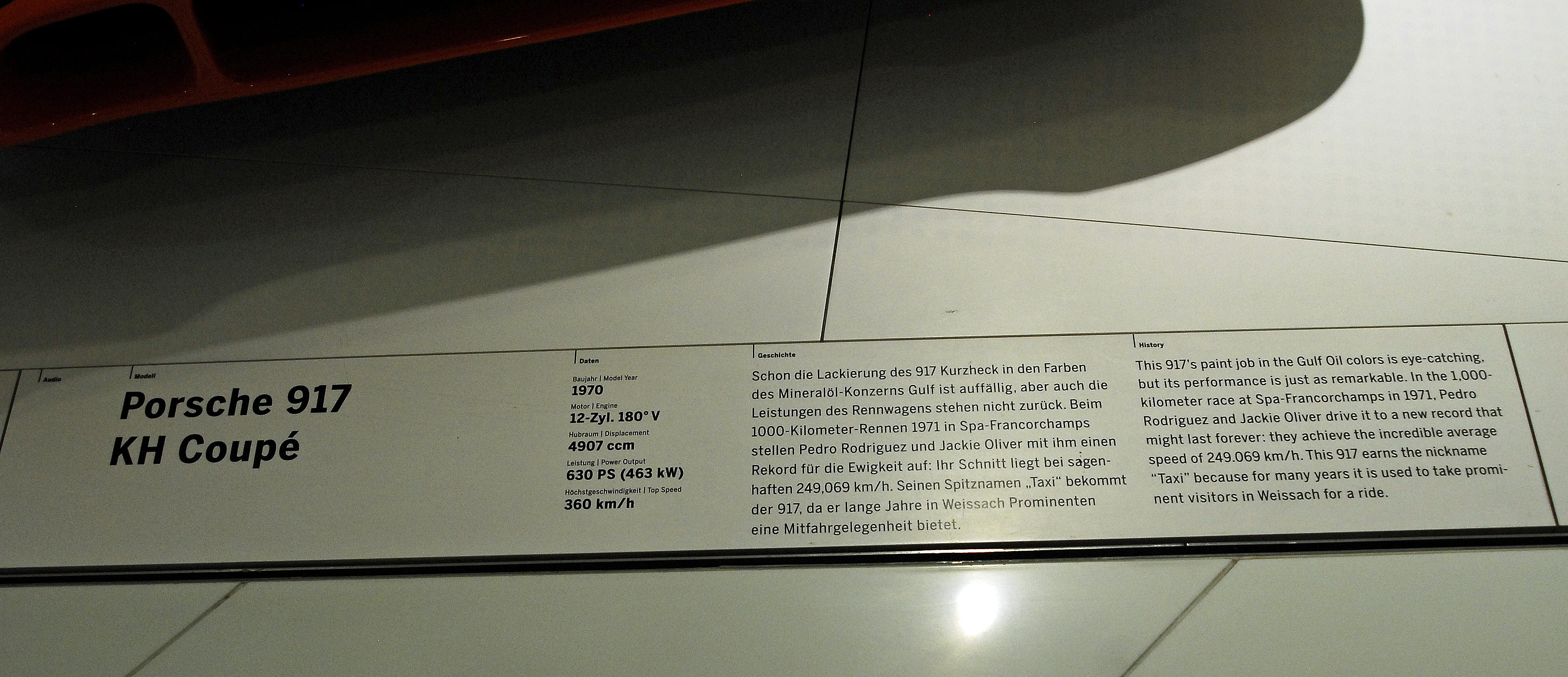 Porsche 917 Porsche Museum 2012