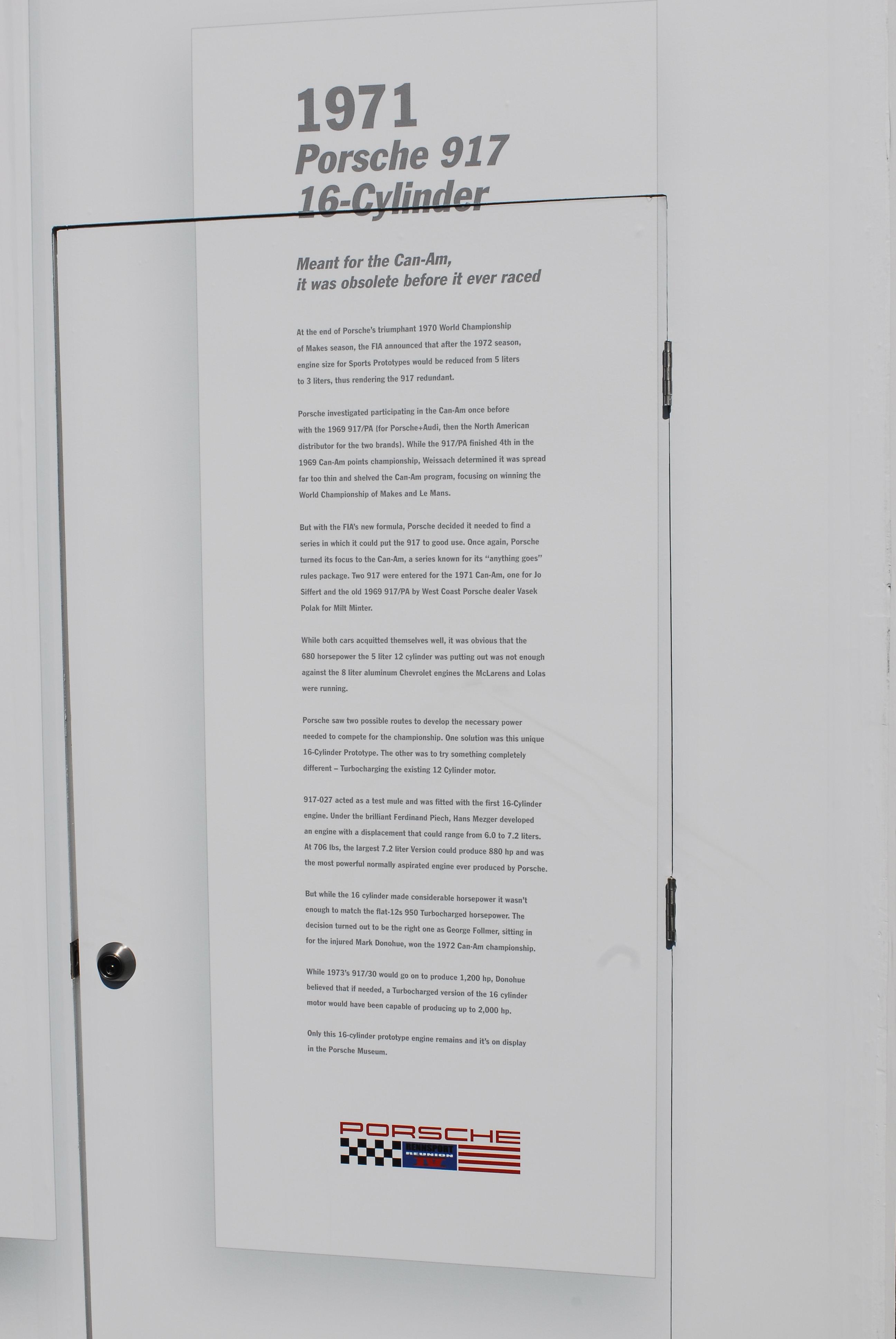 Porsche 917 sn-917-027 1971 RennSport Reunion 2011