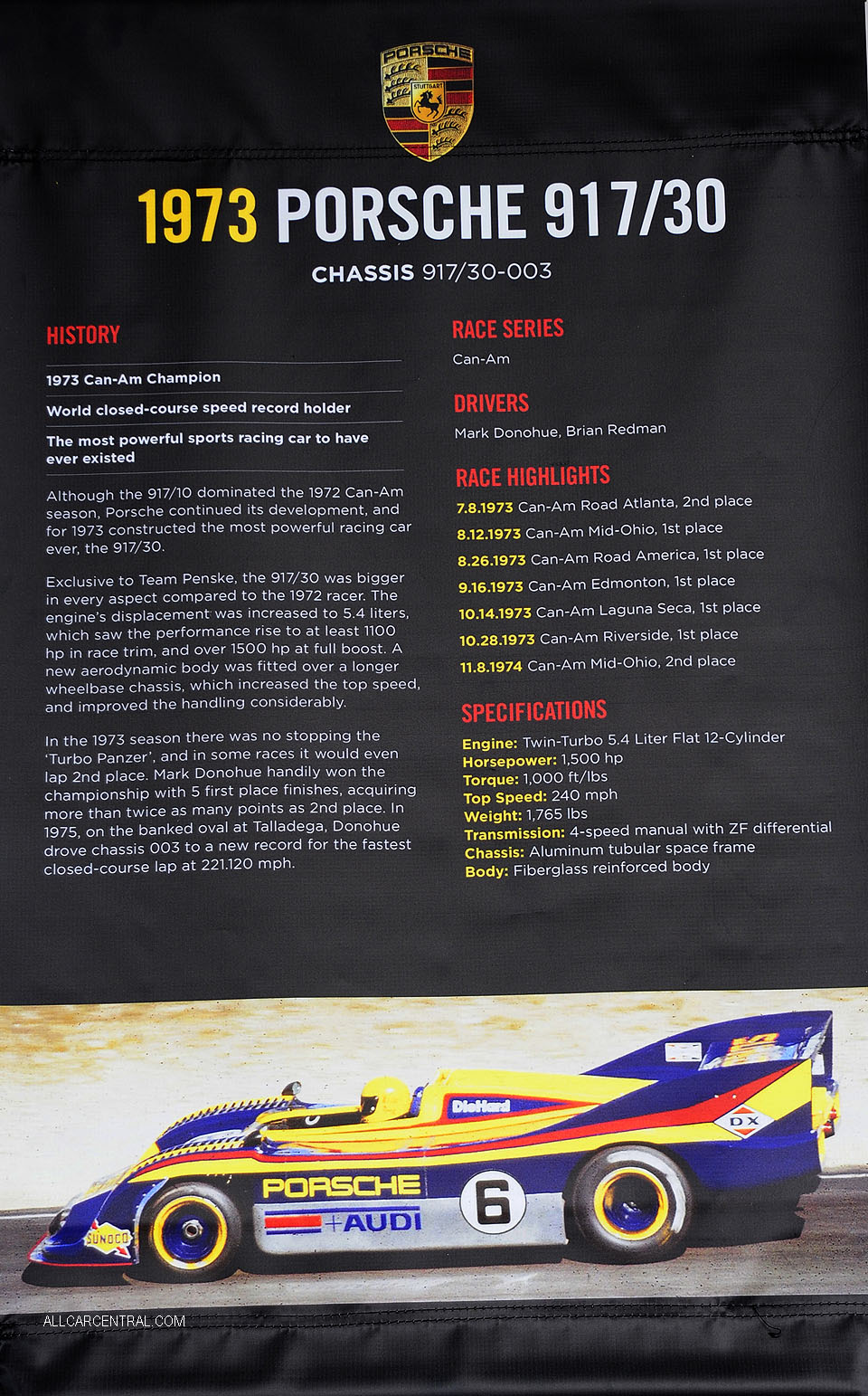 Porsche 917 sn-917-30-003 1973 Rennsport Reunion 2015