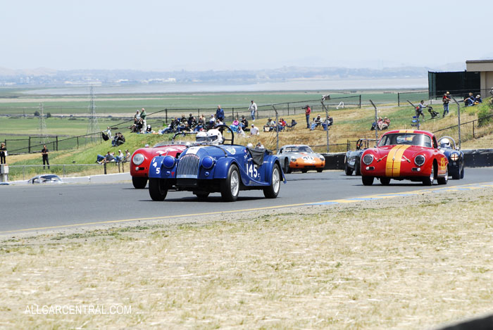 Baby Doll Morgan +4 SS 1963 Wine Country Classic Historic Car Races Infineon Raceway 2009